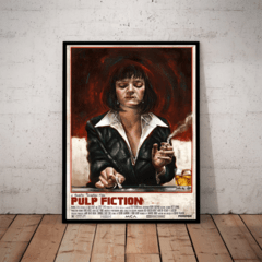 Quadro Filme Pulp Fiction Arte Cult 42x29cm