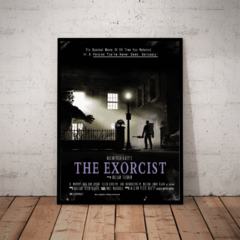 Quadro Filme caça Fantasmas Exorcista Arte Poster Moldurado