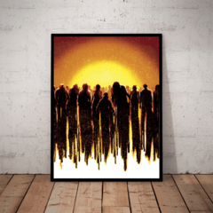 Quadro Filme Madrugada Dos Mortos Arte Poster Com Moldura