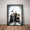 Quadro Filme A Familia Addams Poster Sem Texto Com Moldura