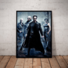 Quadro Filme Matrix Poster Sem Texto Com Moldura