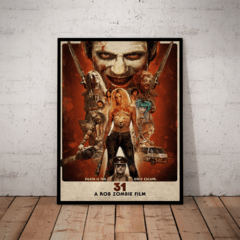 Quadro Decorativo 31 Rob Zombie Filme Terror