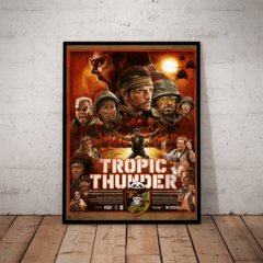 Quadro Decorativo Filme trovão Tropical Tropic Thunder Arte