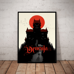 Quadro Decorativo Castelo Dracula Vampiro Arte