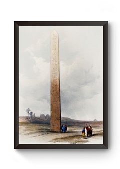 Quadro Egito Obelisco de Heliópolis Poster Moldurado