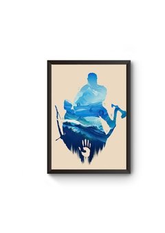 Poster Moldurado Arte Game God of War Quadro