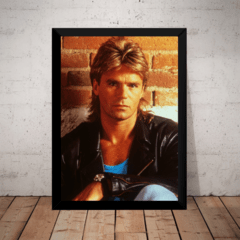 Quadro Decorativo Macgyver Richard Dean Poster Moldurado