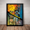 Quadro Decorativo Macgyver Arte Poster Moldurado