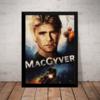 Quadro Decorativo Macgyver Profissao Perigo Poster Moldurado