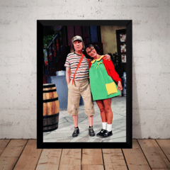 Quadro Decorativo Chaves E Chiquinha Poster Moldurado