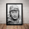 Quadro Decorativo Chaves Bolanos Arte Poster Moldurado