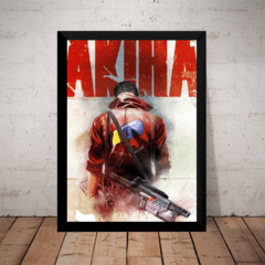 Quadro Decorativo Filme Akira Anime Manga Poster Moldurado