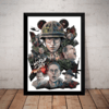 Quadro Filme Nascido Para Matar Arte Poster Moldurado