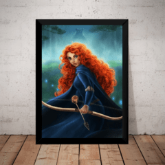 Quadro Filme Valente Disney Arte Poster Moldurado