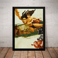 Quadro Filme Tarzan Disney Arte Poster Moldurado