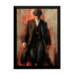 Quadro decorativo arte Thomas Shelby Peaky Blinders 42x29cm