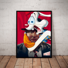 Quadro Filme Roger Rabbit Arte Poster Com Moldura