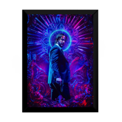 Quadro Filme John Wick 3 Parabellum Arte Poster Moldurado