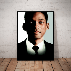 Quadro Filme Sete Will Smith Vidas Poster Moldurado