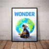 Quadro Filme Wonder Extraordinario Arte Poster Moldurado