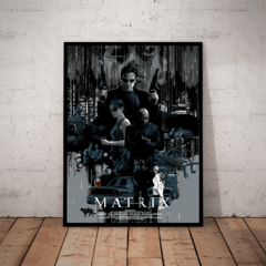 Quadro Decorativo Filme Matrix Arte Poster Moldurado