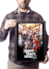 Poster Com Moldura A3 Game GTA 5