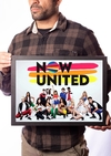 Pôster Moldurado Now United Membros Quadro