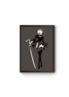 Poster Moldurado Nier Automata Quadro