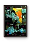 Quadro Ilustração Blade Runner Poster Moldurado