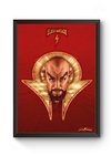 Quadro Arte Flash Gordon Poster Moldurado