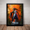 Quadro Decorativo Games The Legend Of Zelda Nes Arte