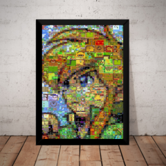 Quadro Decorativo Retro Nes The Legend Of Zelda Pixel Art
