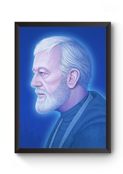 Quadro Arte Star Wars Obi Wan Kenobi Poster