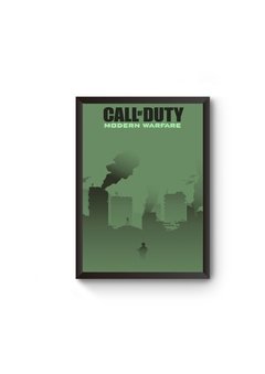 Poster Moldurado COD Modern Warfare Quadro