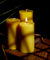 Vela Pilar Estriado - Pura Cera de Abejas - Beeswax Candle - comprar online