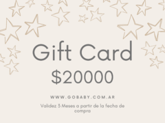 Gift Card / Tarjeta de Regalo de $20000
