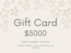 Gift Card / Tarjeta de Regalo de $5000