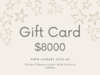 Gift Card / Tarjeta de Regalo de $8000