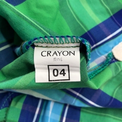 Camisa Crayón Talle 4 años - Baby Back Sale SAS