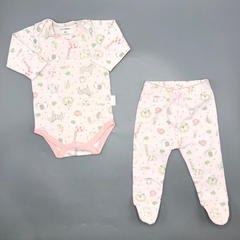 Conjunto Remera/body + Pantalón Mimo - Talle 0-3 meses - SEGUNDA SELECCIÓN