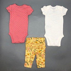 Conjunto Remera/body + Pantalón Carters - Talle 0-3 meses - tienda online