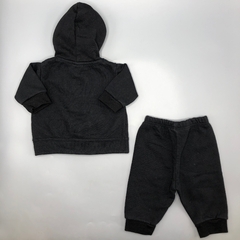 Conjunto Abrigo + Pantalón Grisino - Talle 0-3 meses - Baby Back Sale SAS