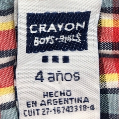 Camisa Crayón - Talle 4 años - SEGUNDA SELECCIÓN