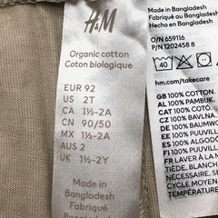 Pantalón H&M - Talle 18-24 meses - SEGUNDA SELECCIÓN