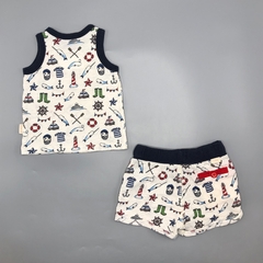 Conjunto Remera + Short Little Akiabara - Talle 3-6 meses - Baby Back Sale SAS