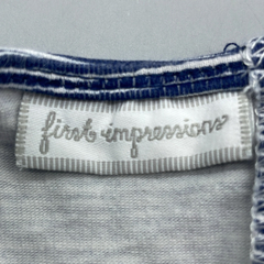 Vestido First Impressions - Talle 3-6 meses