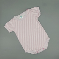 Body Tex Baby Talle 3-6 meses rayado blanco y rosa