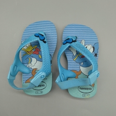 Ojotas Havaianas Talle 17-18 (11 cms suela) celestes modelo Pato Donald - comprar online
