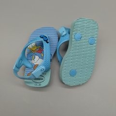 Ojotas Havaianas Talle 17-18 (11 cms suela) celestes modelo Pato Donald en internet