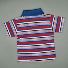 Remera NUEVA Talle 0 (9 meses) Rayada azul, blanca y roja - comprar online